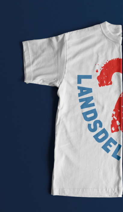 FDF Landsdel 2 T-shirt design hvid